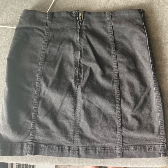 Black Free People Mini Skirt - Picture 3 of 4